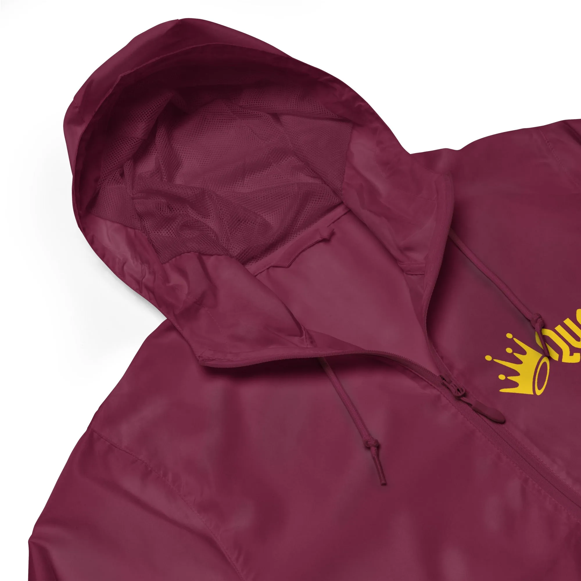 QUEEN Unisex lightweight zip up windbreaker
