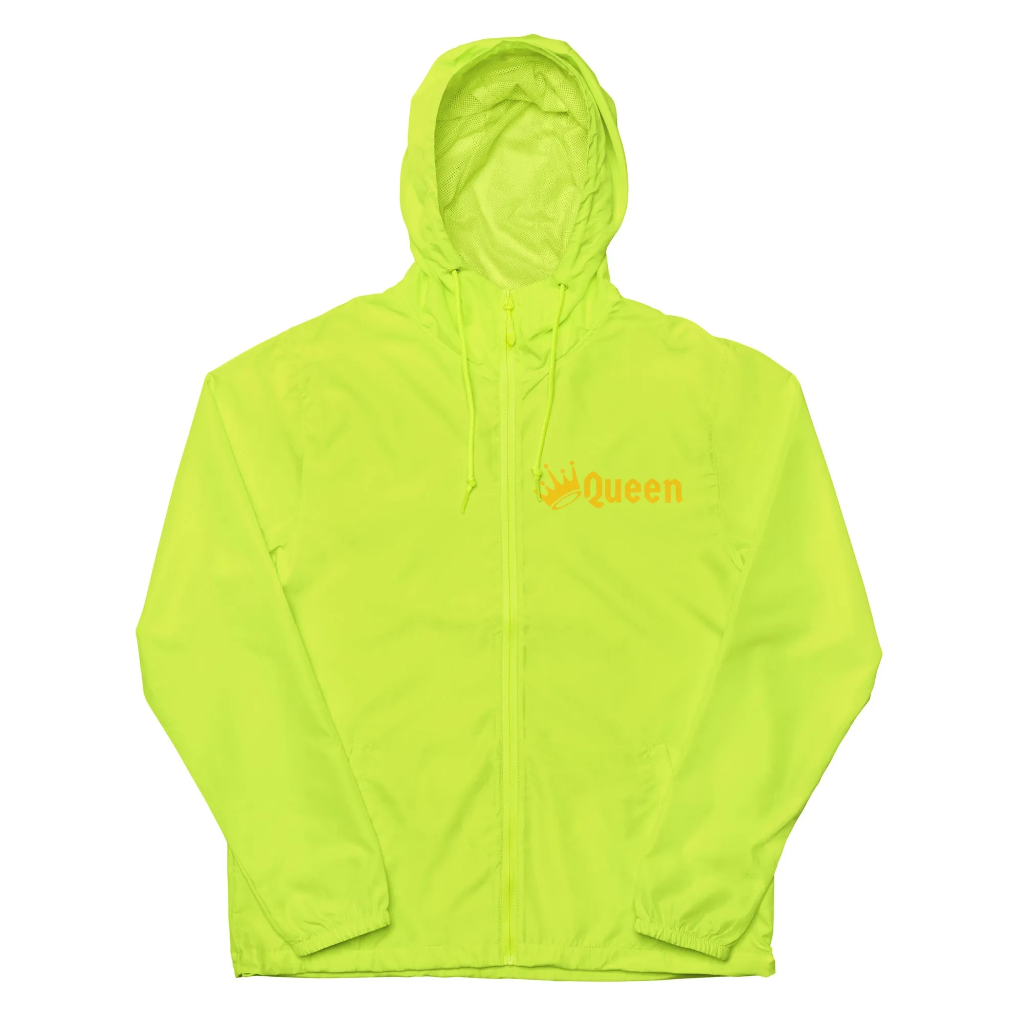QUEEN Unisex lightweight zip up windbreaker