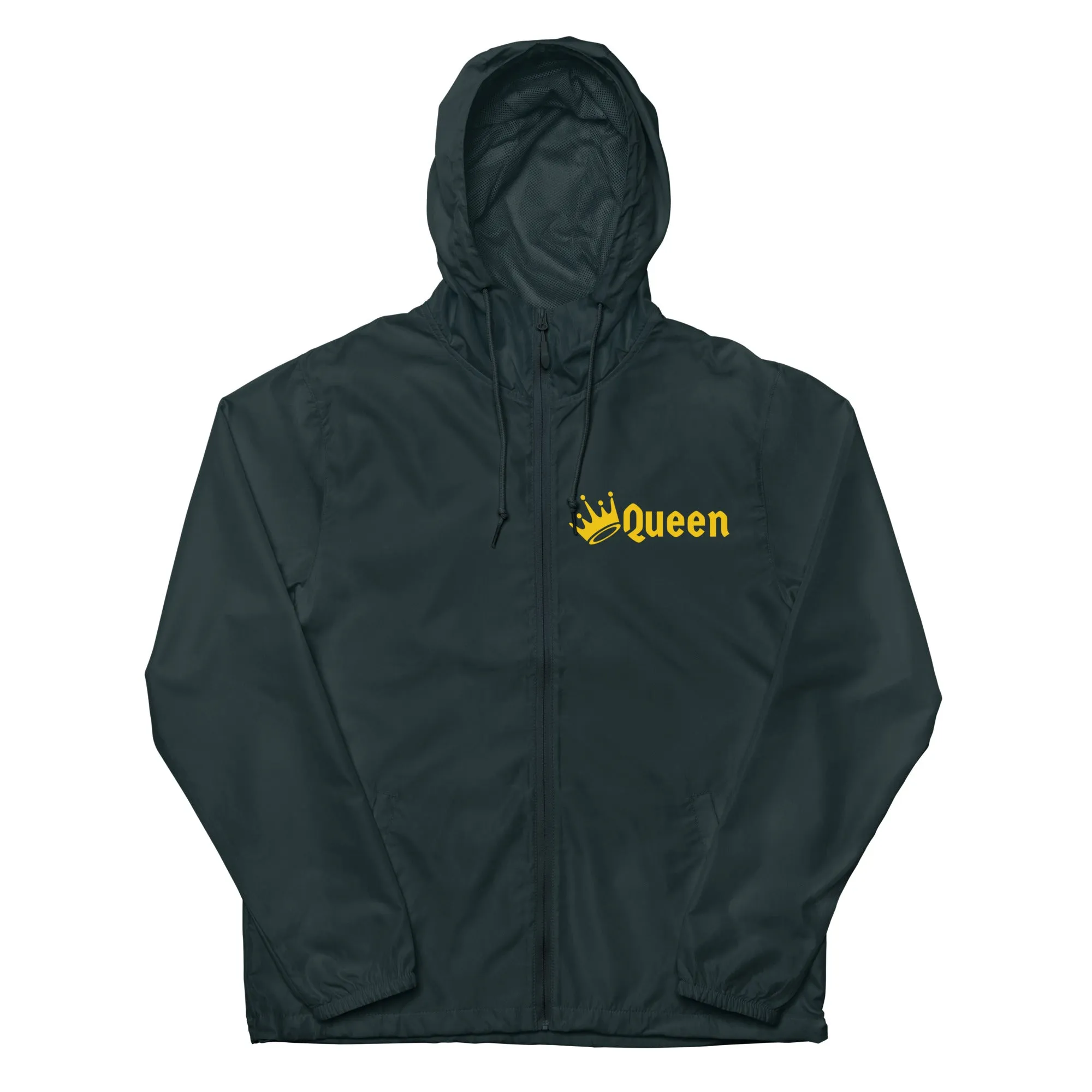 QUEEN Unisex lightweight zip up windbreaker