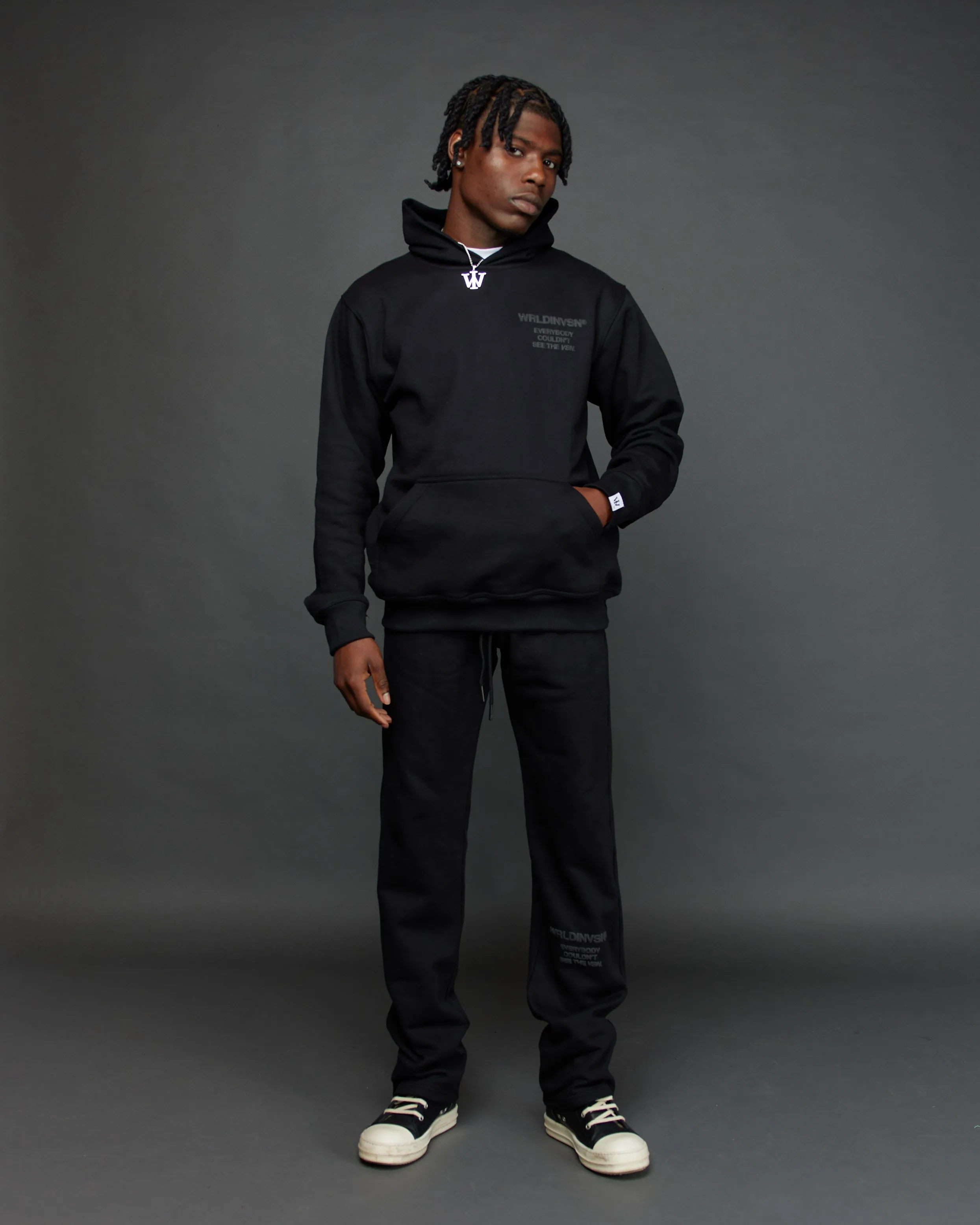 "Couldn't See" Jogger Set (Black)