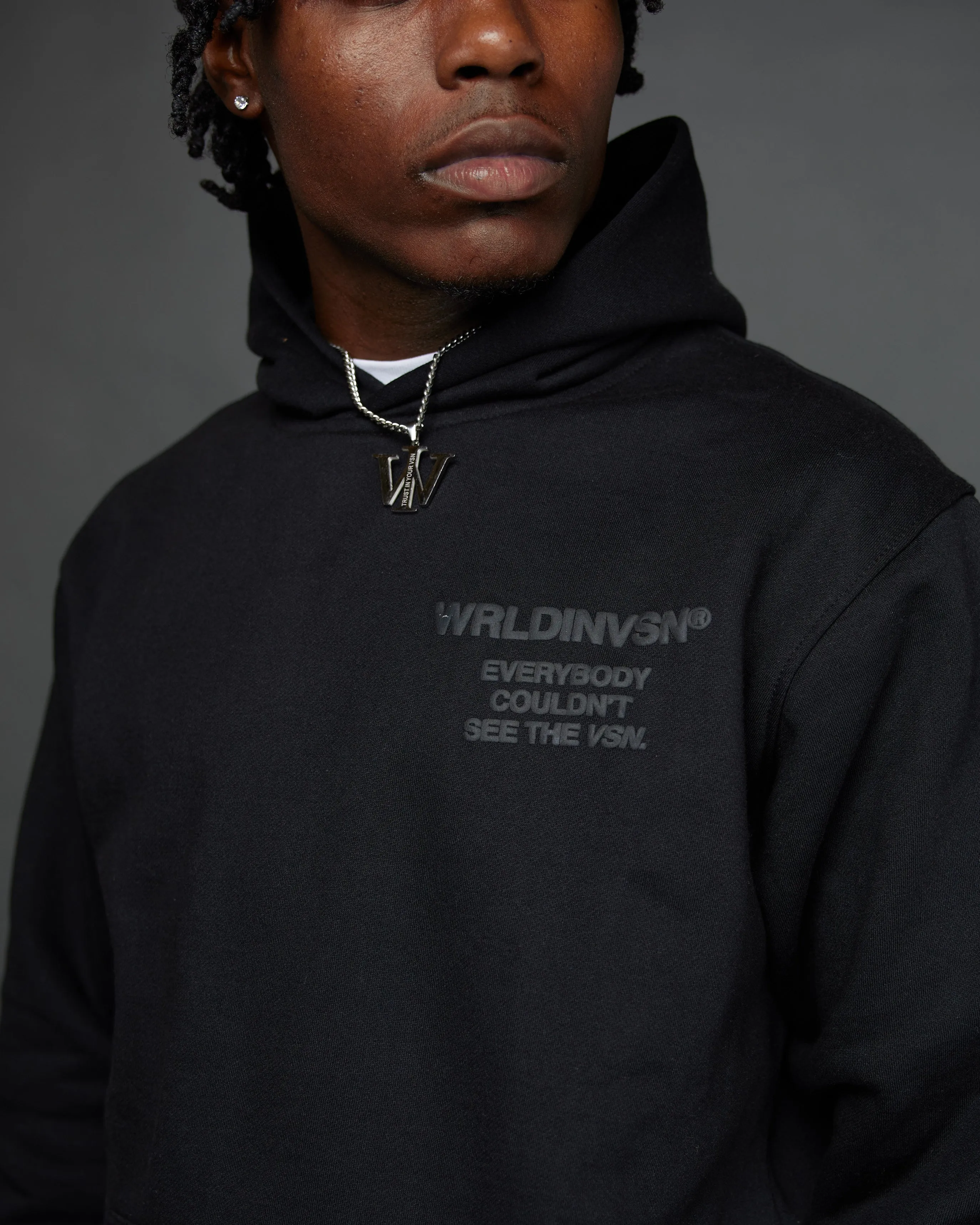 "Couldn't See" Jogger Set (Black)