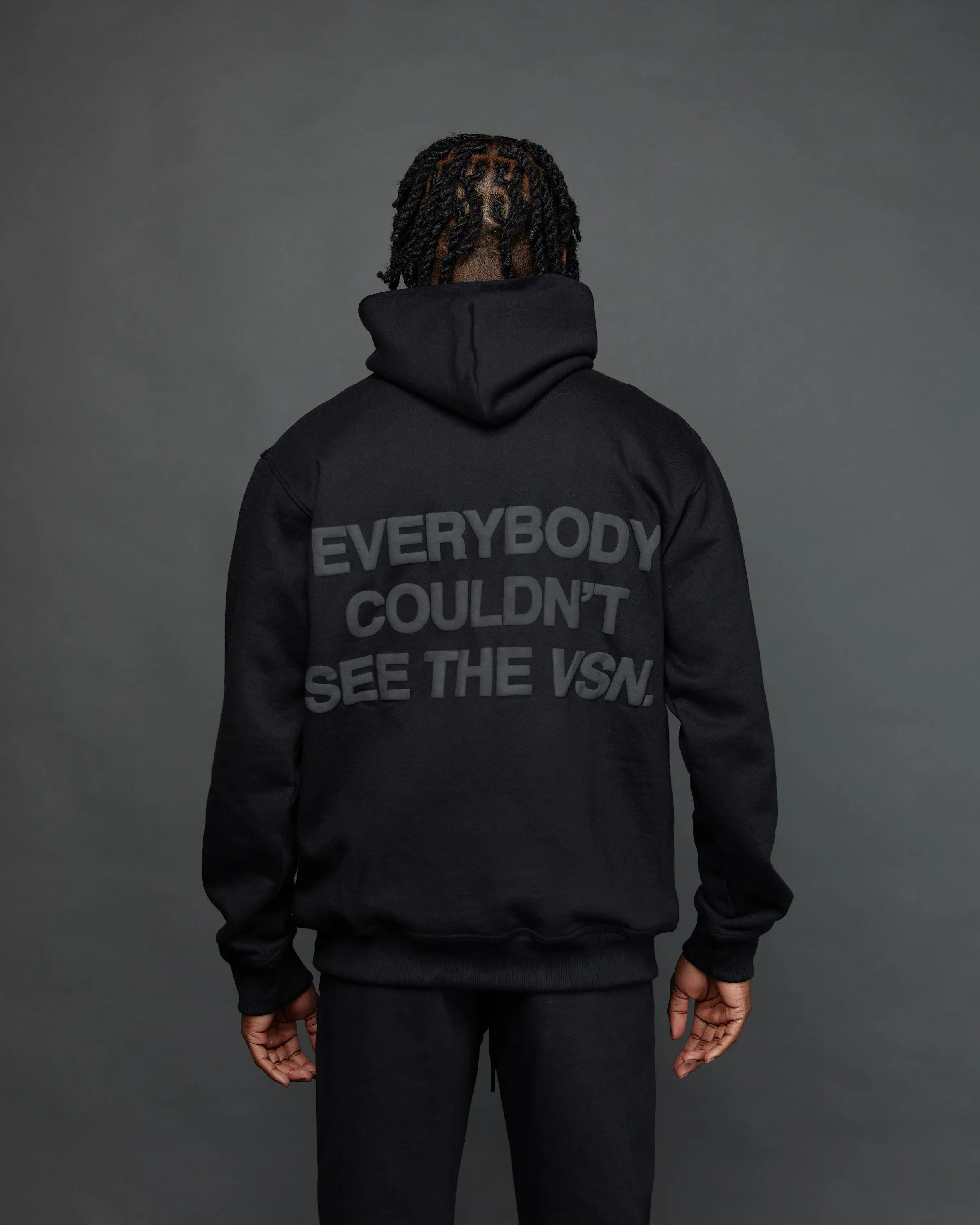 "Couldn't See" Jogger Set (Black)
