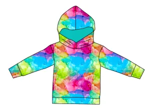 Rainbow Splash Oversized Hoodie