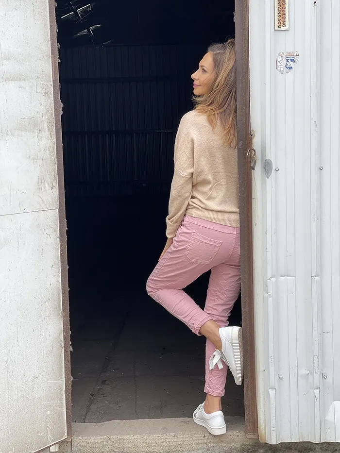 Ranger Button Pant - Pink