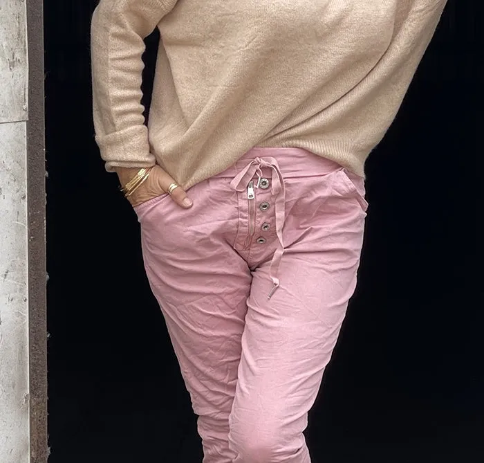 Ranger Button Pant - Pink