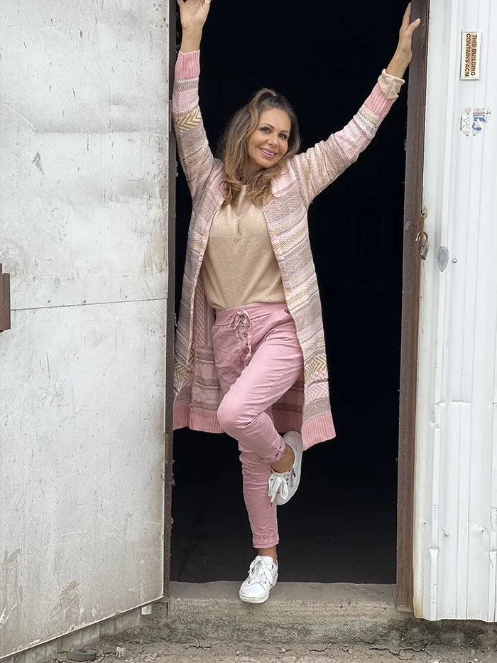 Ranger Button Pant - Pink