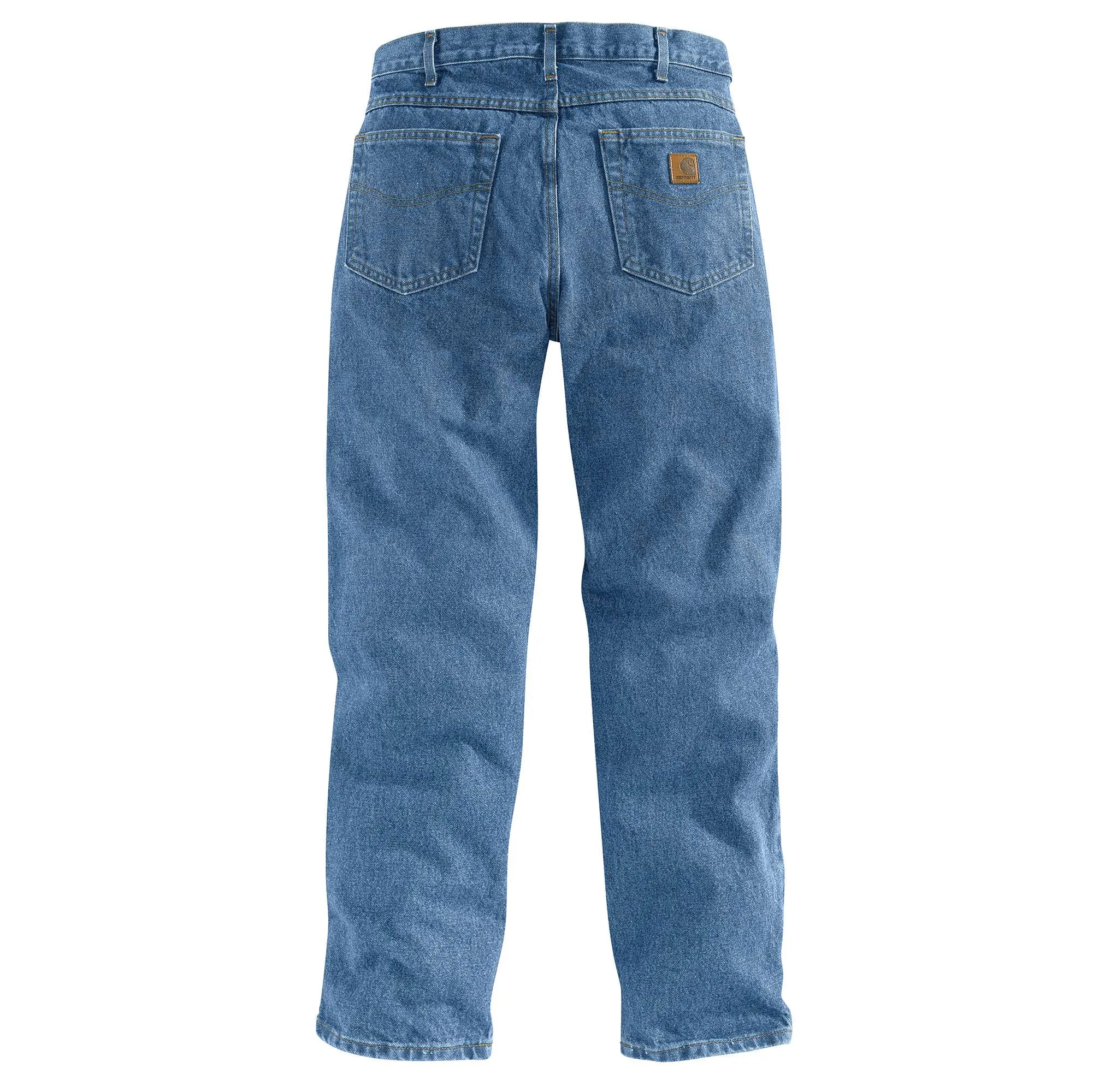 Relaxed Fit Tapered Leg Jean