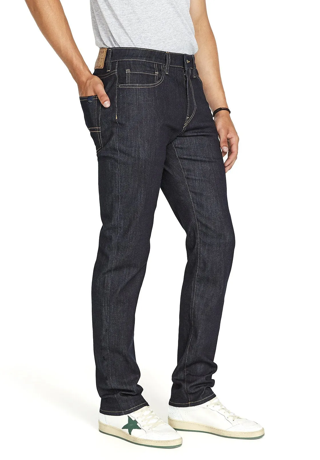 Relaxed Tapered Ben Men's Rinsed Blue Jeans - BM22638