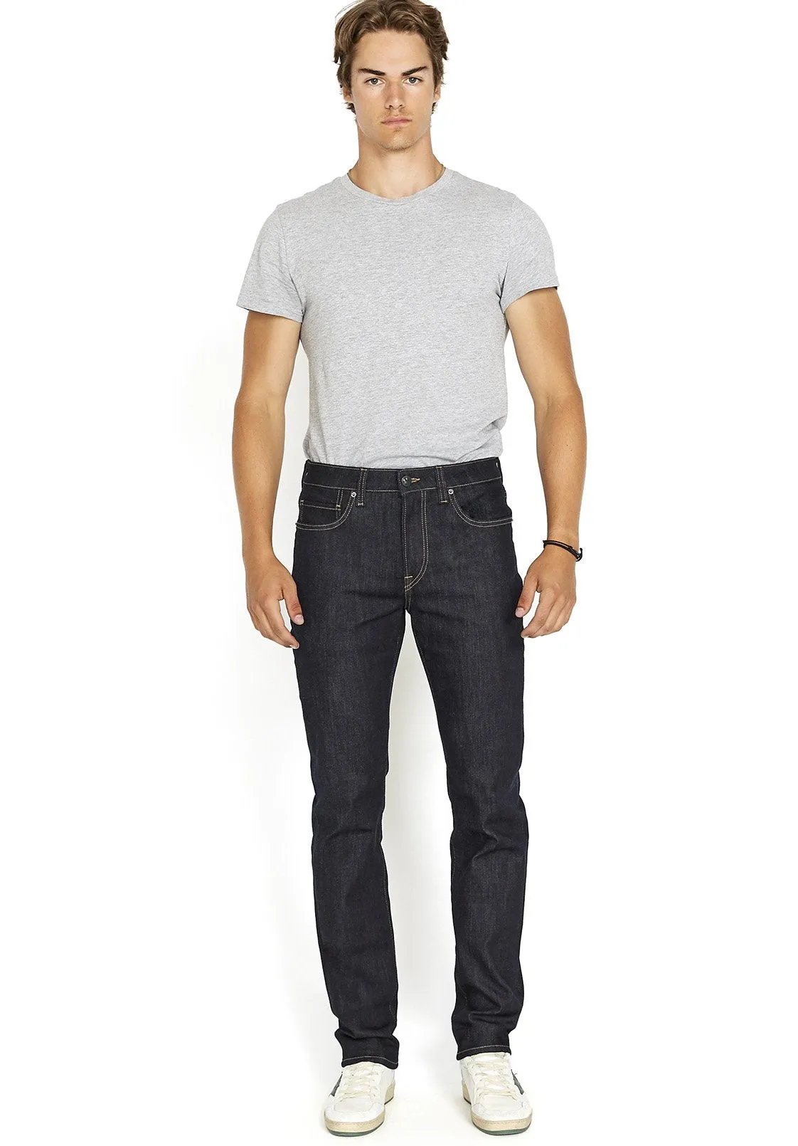 Relaxed Tapered Ben Men's Rinsed Blue Jeans - BM22638