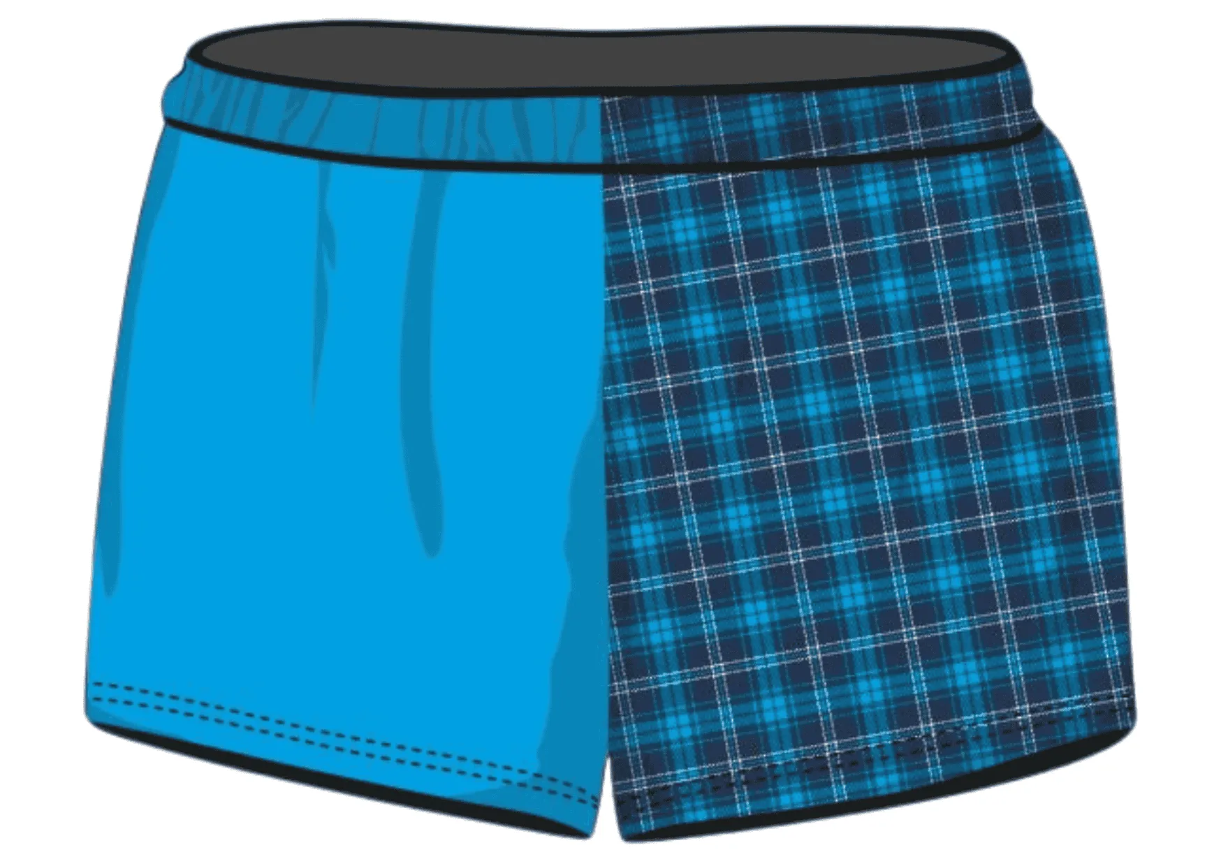Rugby Shorts | Australian Flanny Design Blue ★Pre-Order★