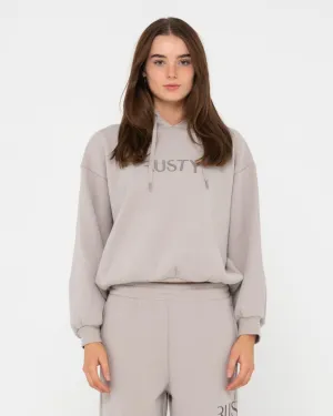 RUSTY SIGNATURE OVERSIZE HOODED FLEECE