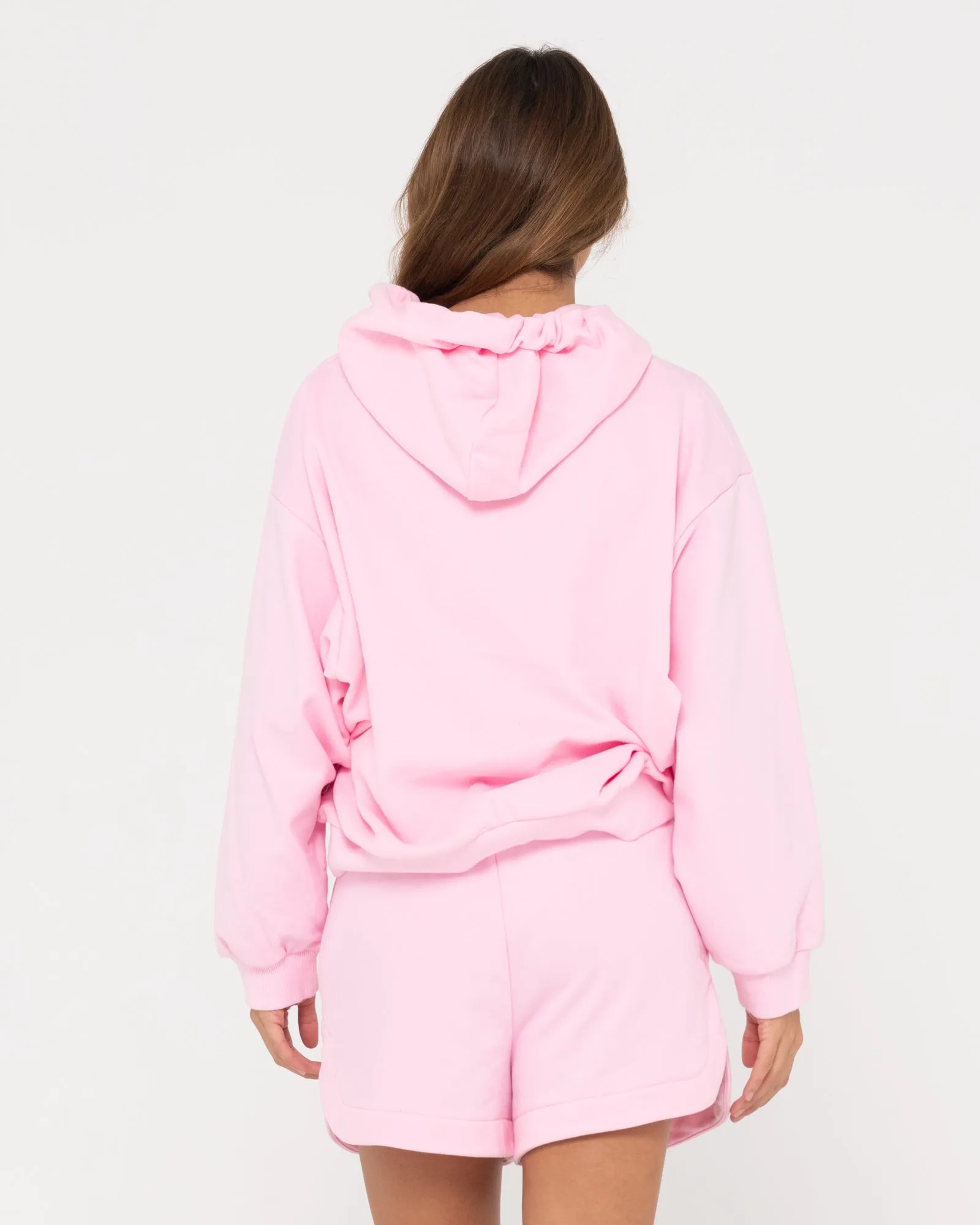 RUSTY SIGNATURE OVERSIZE HOODED FLEECE