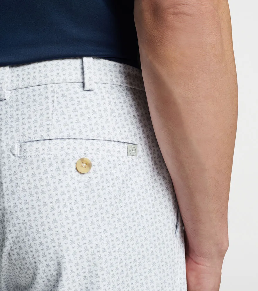 Salem Skull In One Performance Short in White