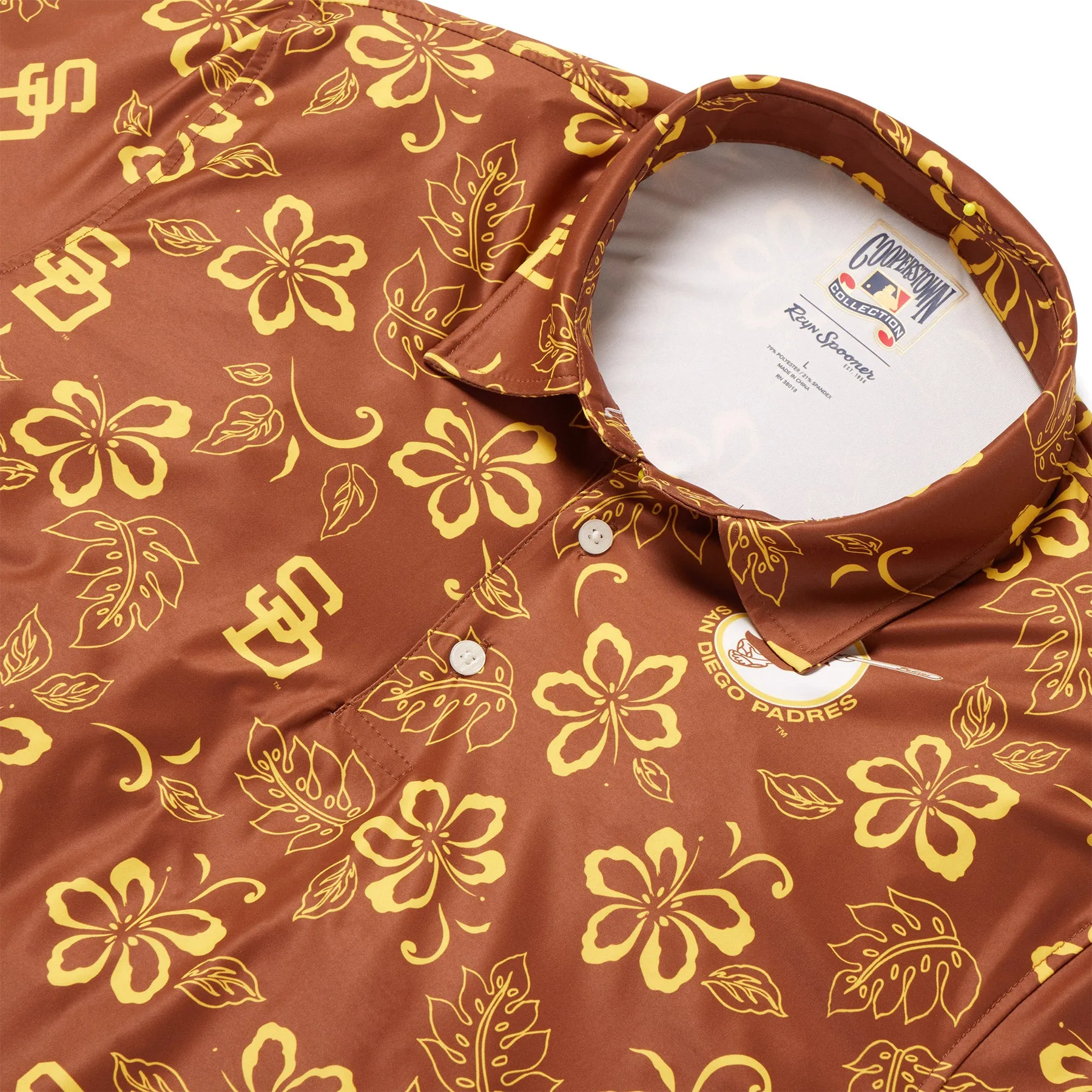SAN DIEGO PADRES COOPERSTOWN PERFORMANCE POLO