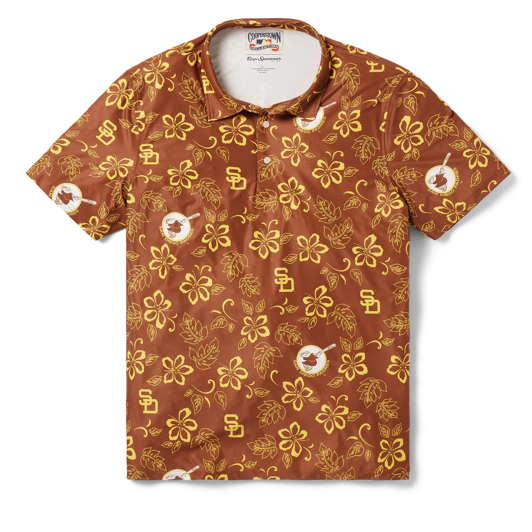SAN DIEGO PADRES COOPERSTOWN PERFORMANCE POLO