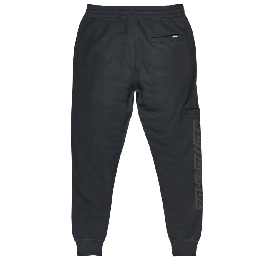 Santa Cruz Outline Strip Sweatpants Black