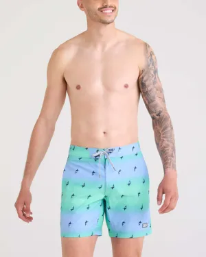 Saxx Mens Betawave 2N1 Boardie 17" - Sailfish Ombre-Multi