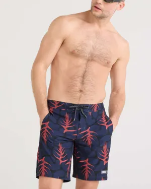 Saxx Mens Betawave 2N1 Boardie 19" - Wild Ginger Camo-Black