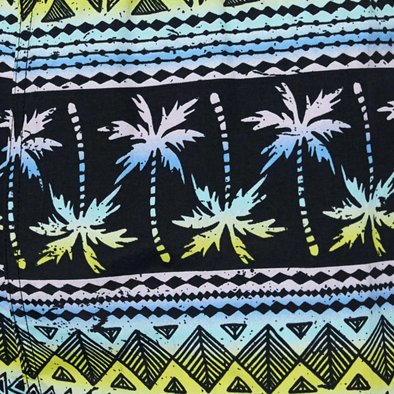 Saxx Mens Go Coastal 5" Swim Short - Pina Stripe - Black Multi