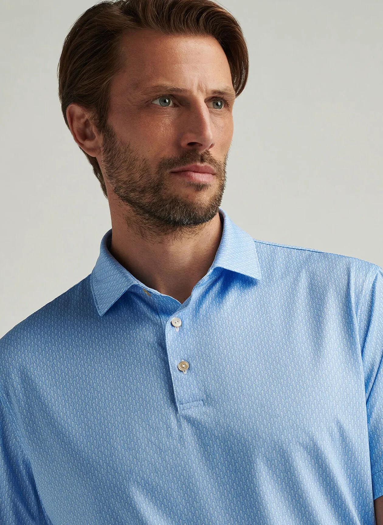 Shake It Up Performance Jersey Polo by Peter Millar - Cottage Blue