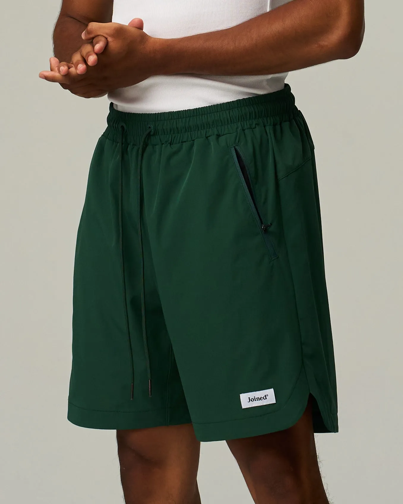 Side Slit Stretch Shorts