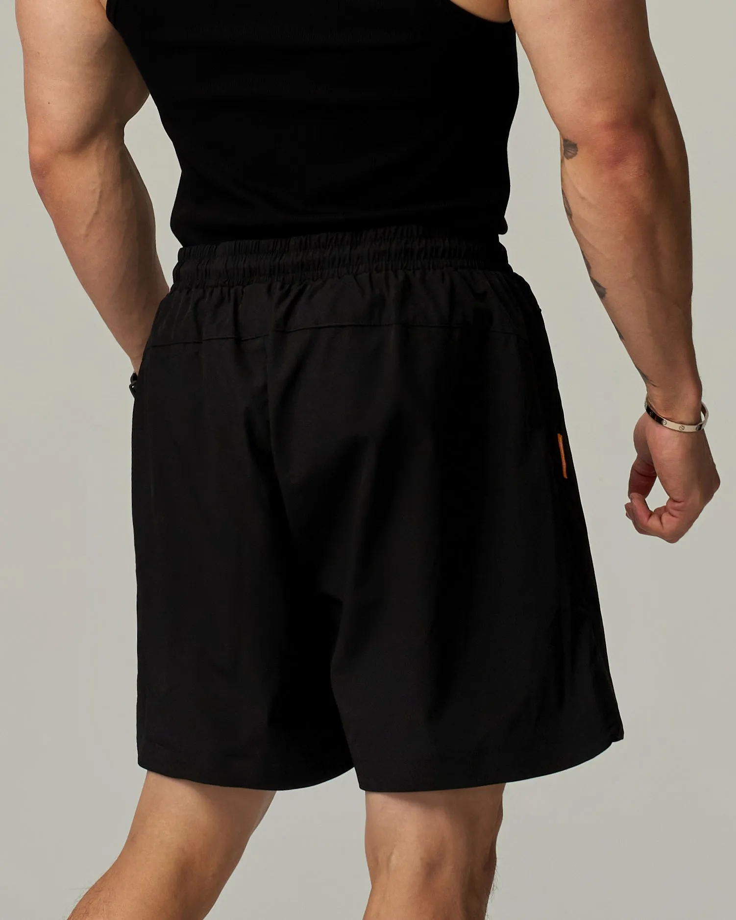 Side Slit Stretch Shorts
