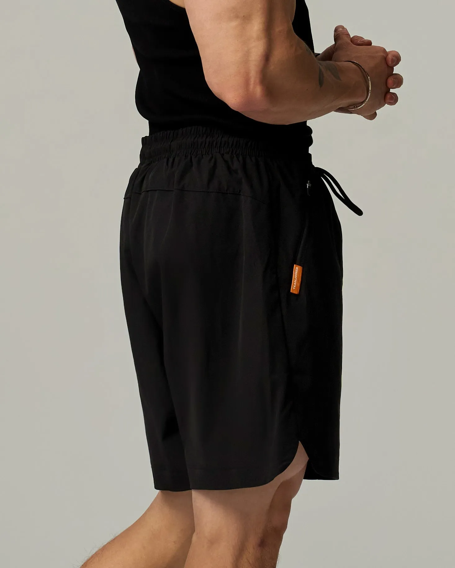 Side Slit Stretch Shorts