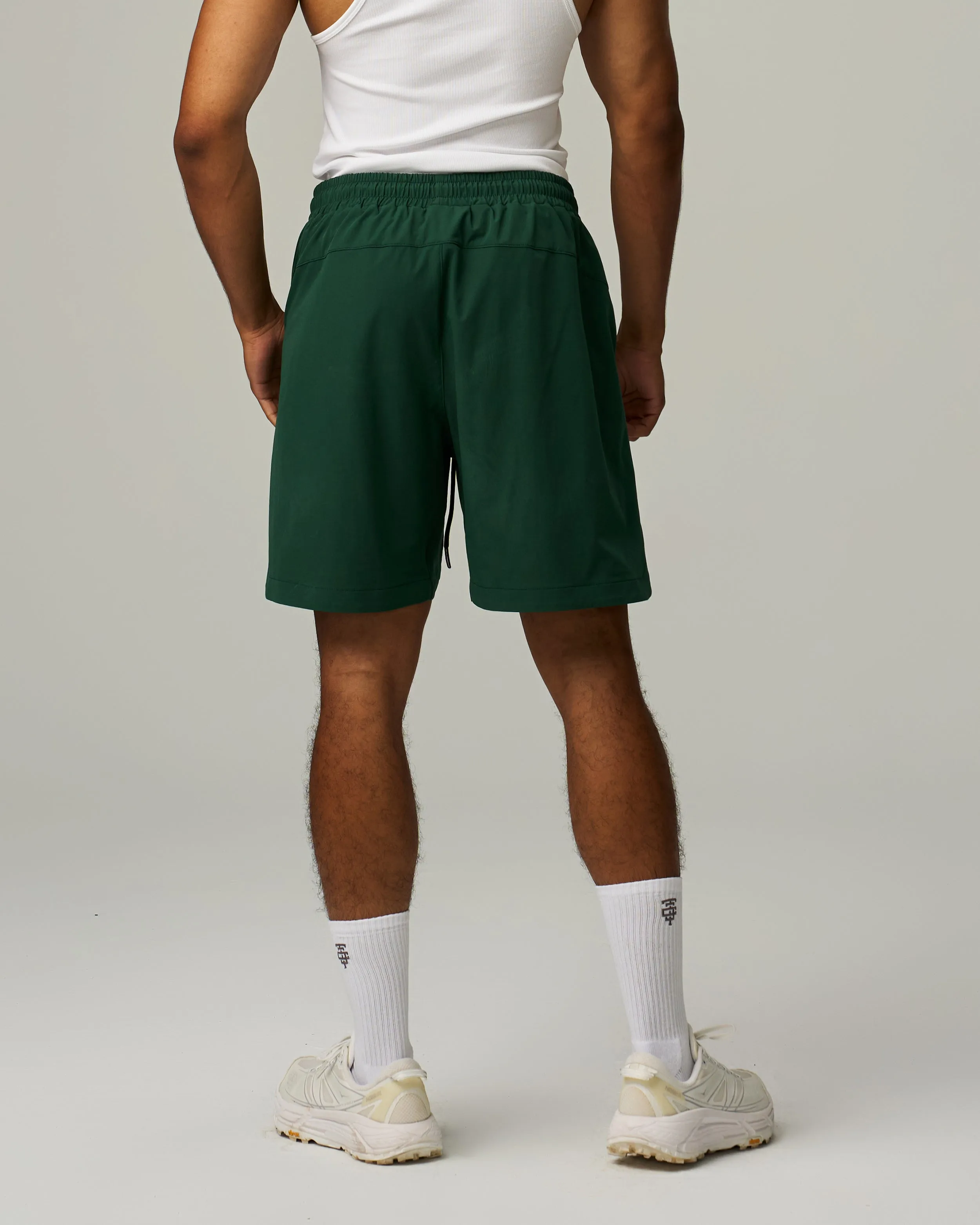 Side Slit Stretch Shorts