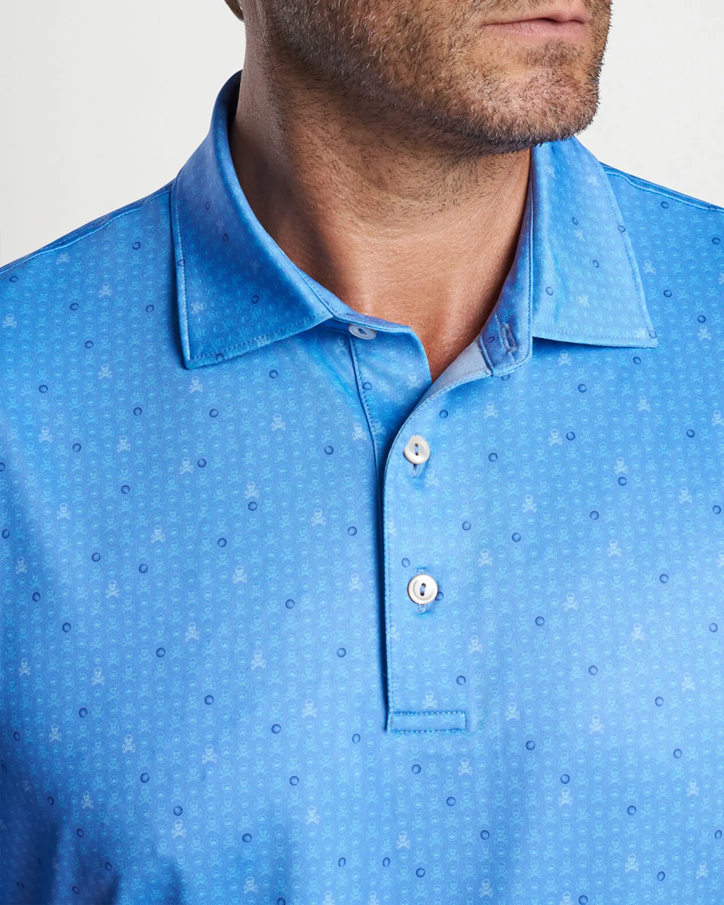 SKULL IN ONE PERFORMANCE JERSEY POLO - BONNET