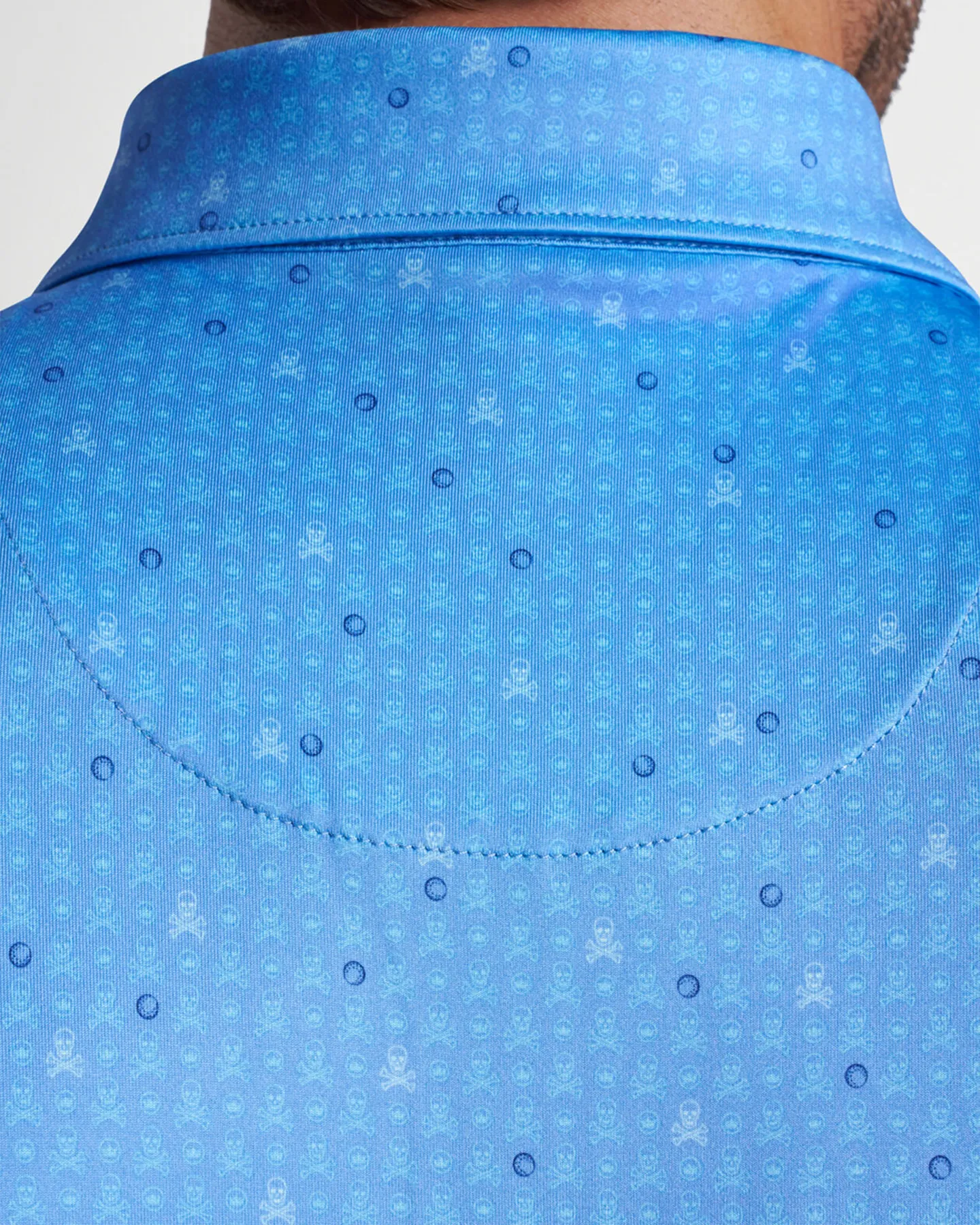 SKULL IN ONE PERFORMANCE JERSEY POLO - BONNET