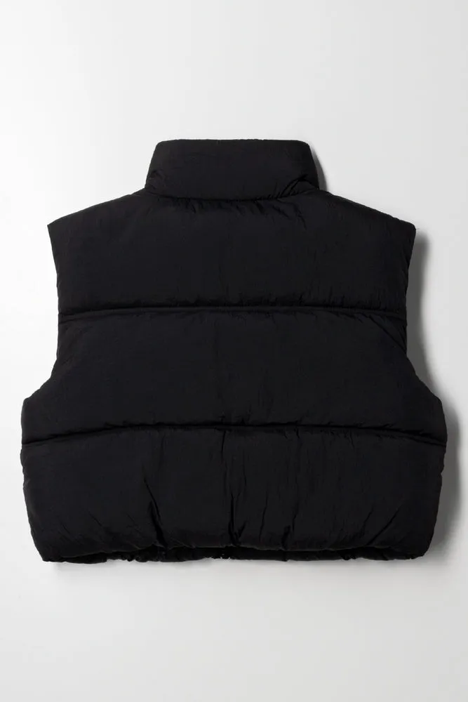 Sleeveless Jacket Black