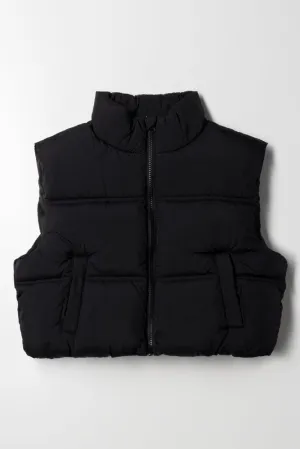 Sleeveless Jacket Black