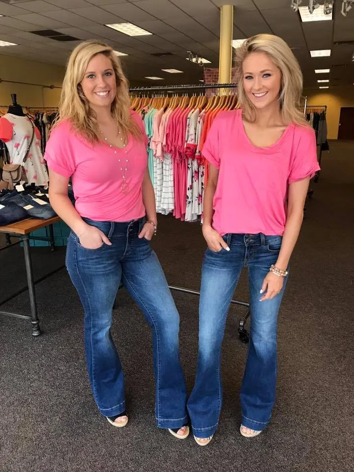 Sneak Peek Jeans ~ Mariah Flare