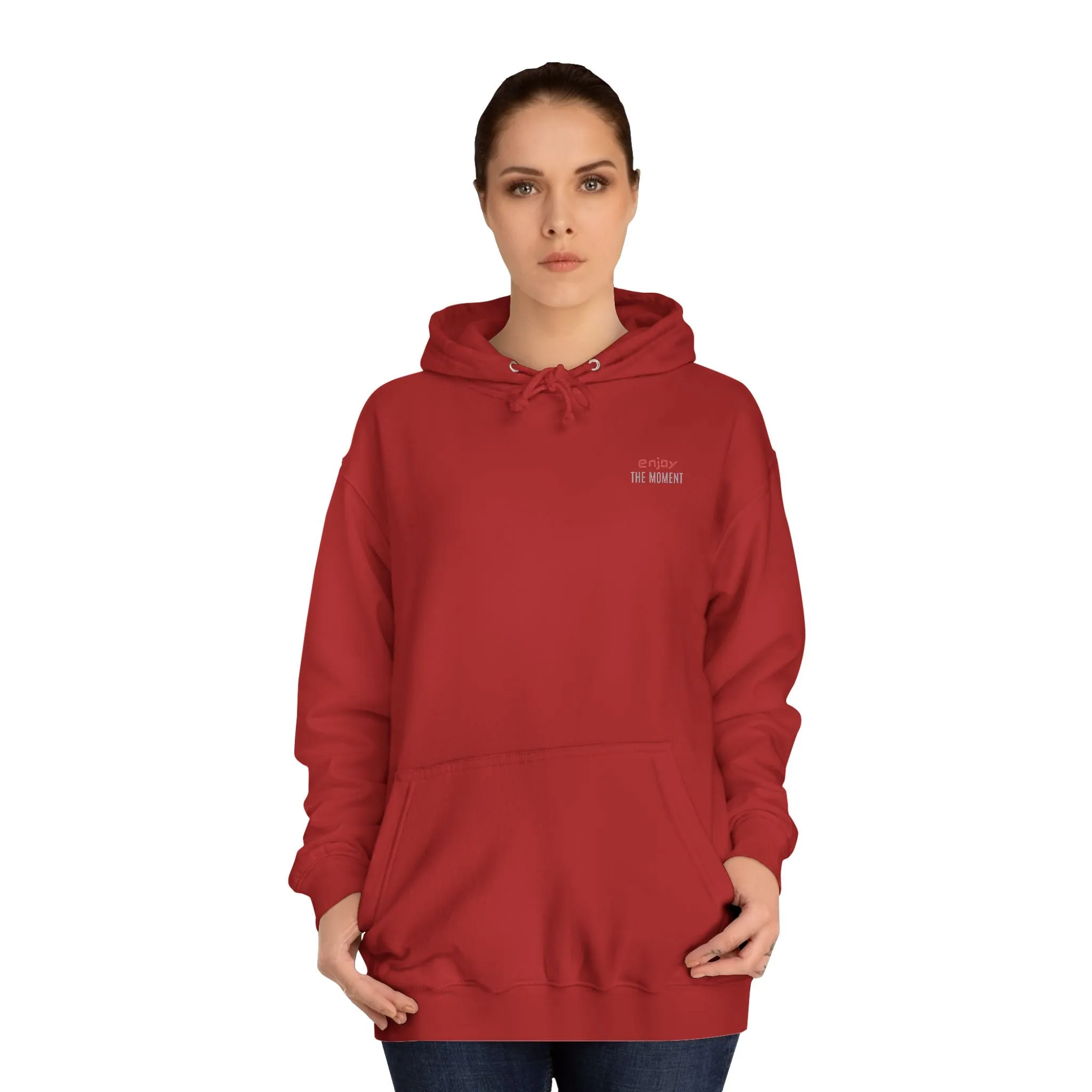 SNRG Unisex Hoodie - Enjoy The Moment, Sweatshirt, Hooded Jacket, Casual Pullover, Trendy Apparel, Outerwear, Hoodie