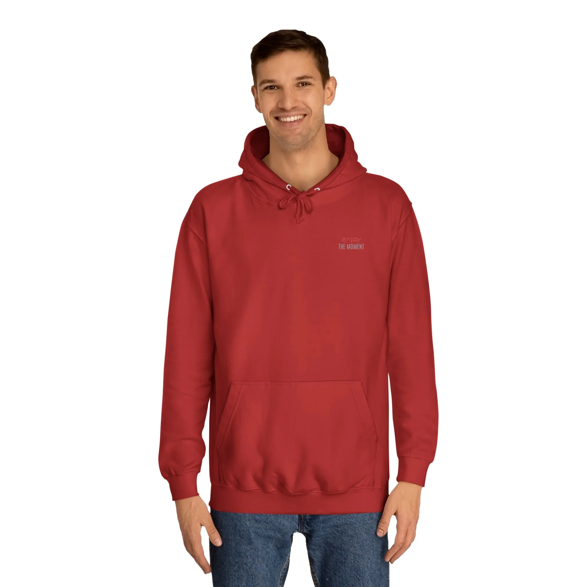 SNRG Unisex Hoodie - Enjoy The Moment, Sweatshirt, Hooded Jacket, Casual Pullover, Trendy Apparel, Outerwear, Hoodie