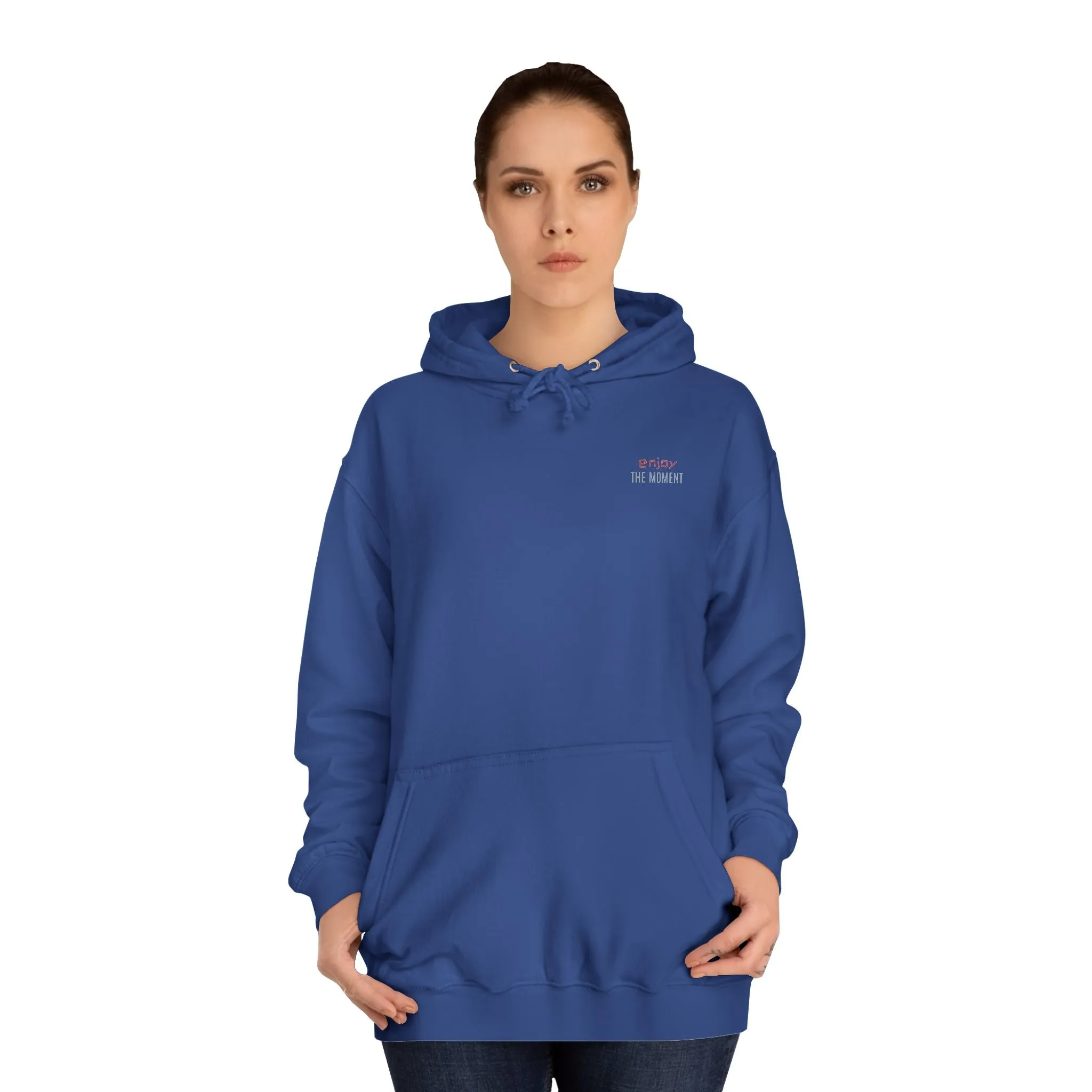 SNRG Unisex Hoodie - Enjoy The Moment, Sweatshirt, Hooded Jacket, Casual Pullover, Trendy Apparel, Outerwear, Hoodie