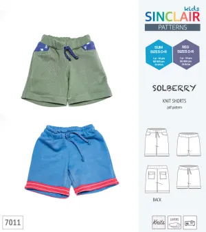 Solberry knit shorts for children (PDF)