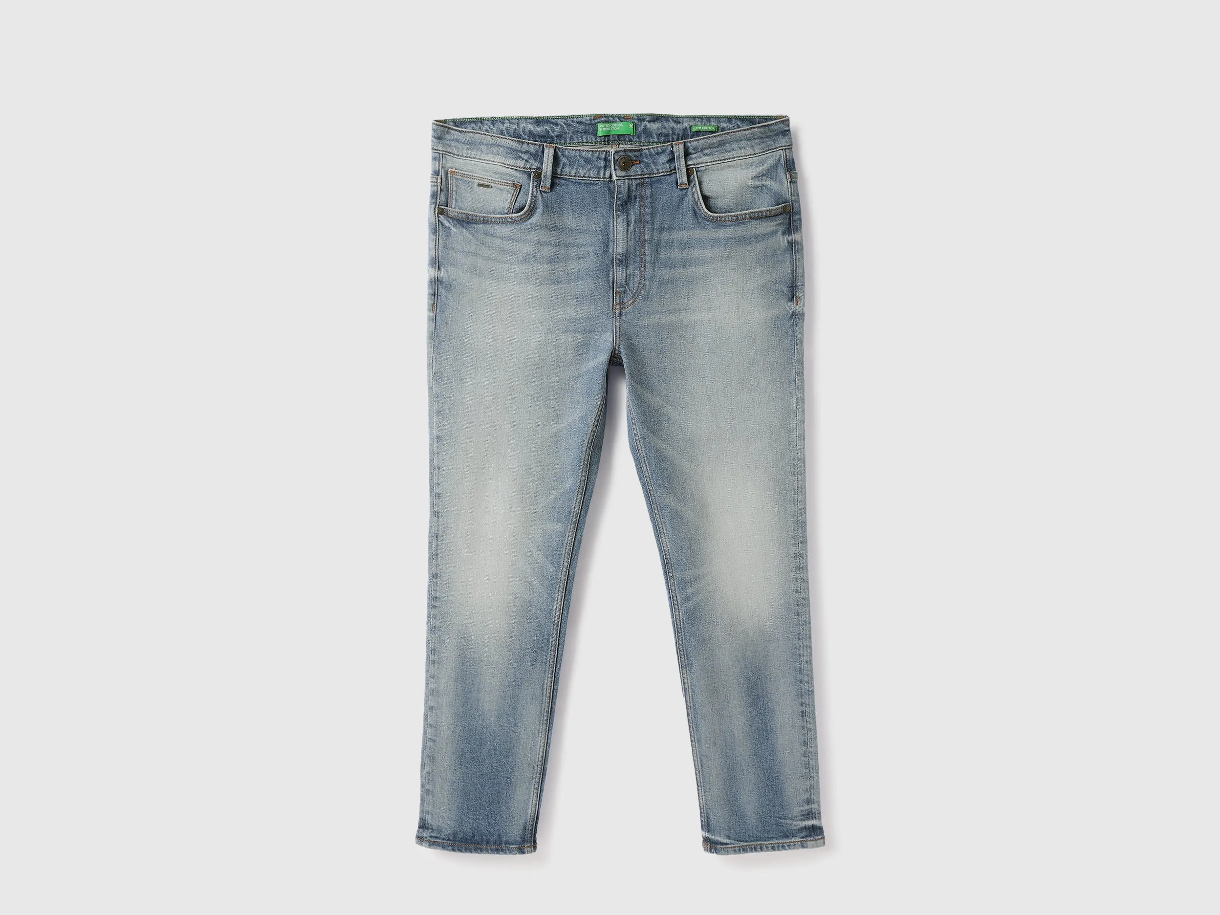Solid Low Crotch Fit Jeans
