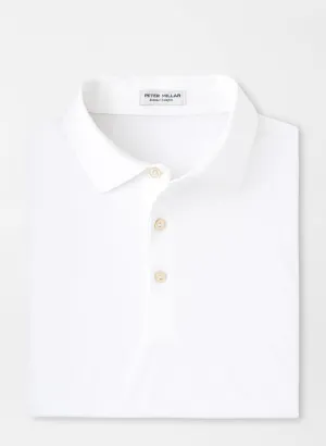 Solid Performance Jersey Polo by Peter Millar - White