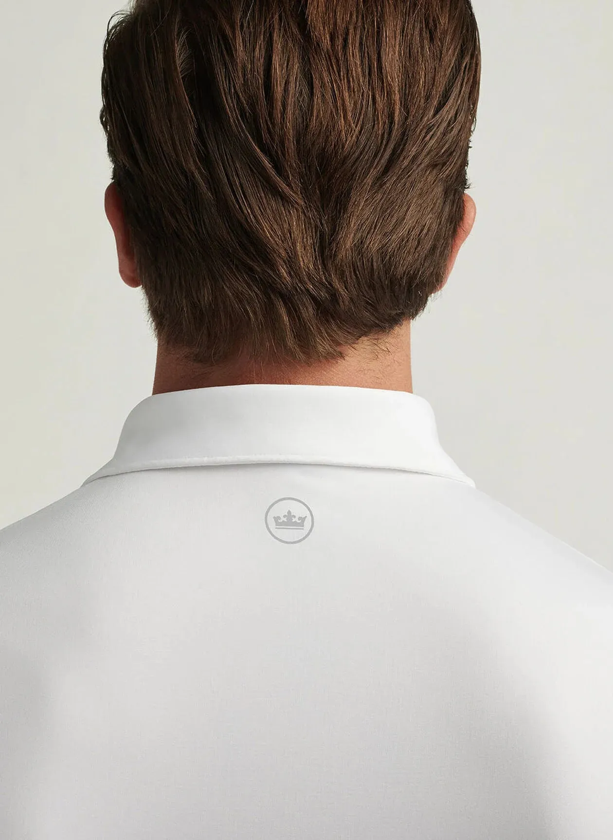 Solid Performance Jersey Polo by Peter Millar - White