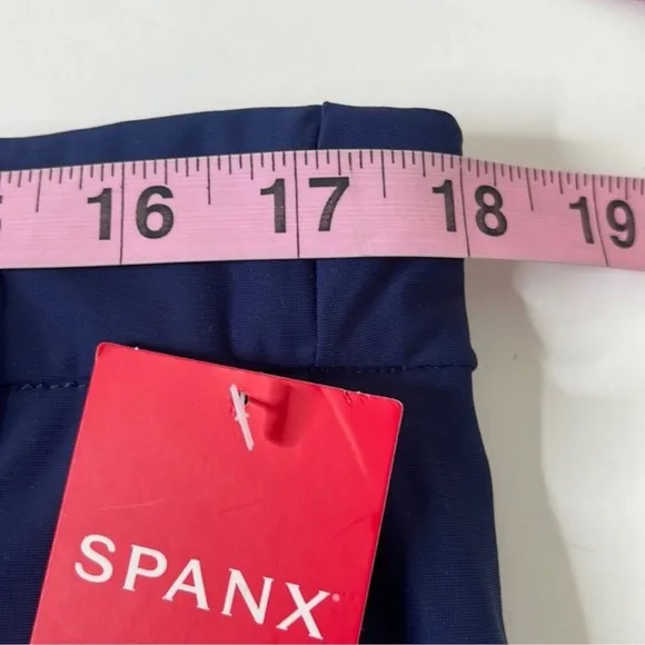 SPANX Sunshine Shorts Sunkissed Navy Blue XL 6” inseam