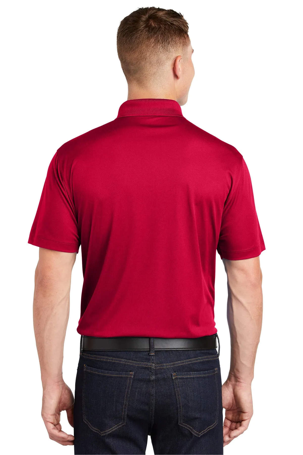 Sport-Tek Micropique Sport-Wick Polo. ST650 Deep Red