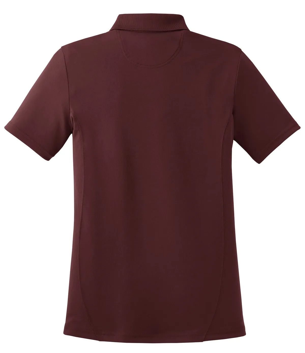 Sport-Tek Women's Dry Zone Raglan Accent Polo. L475 Maroon