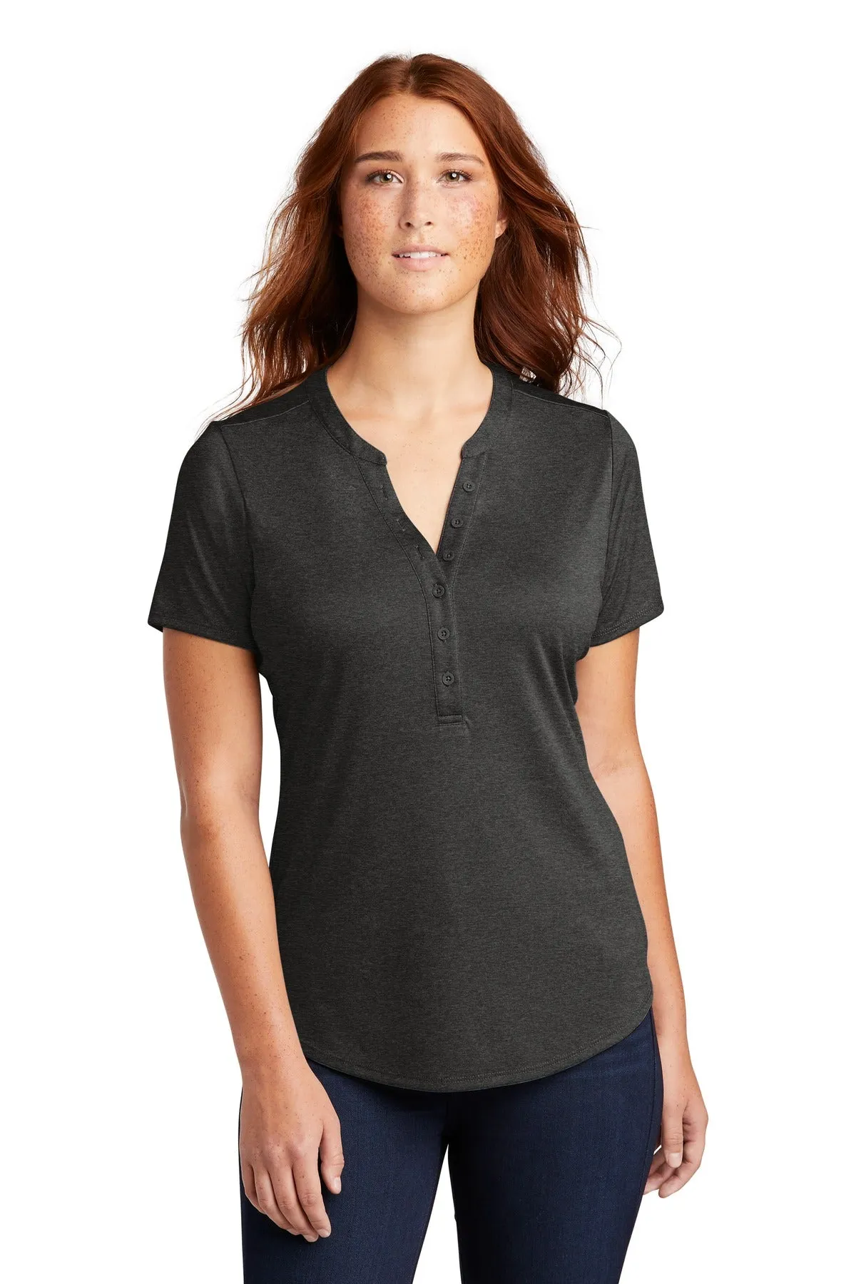 Sport-Tek® Women's Endeavor Henley. LST468