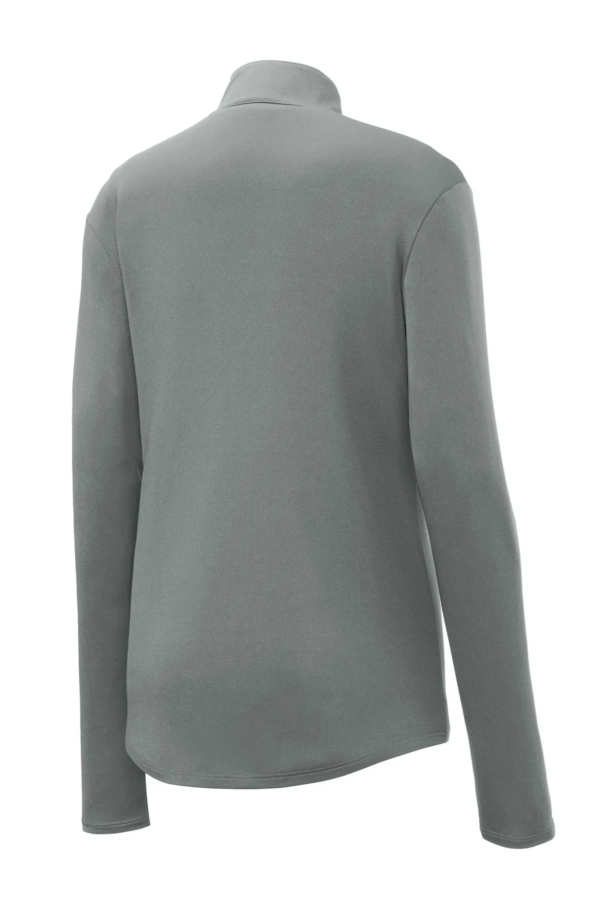 Sport-Tek Women's PosiCharge Competitor 1/4-Zip Pullover. LST357 Grey Concrete