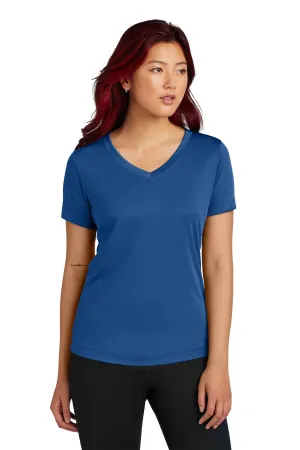 Sport-Tek Women's PosiCharge Competitor V-Neck Tee. LST353 Royal