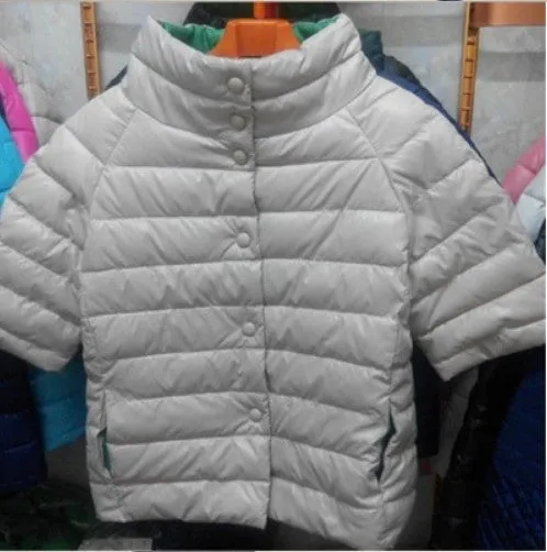 Spring Autumn Cotton Coat Women Winter Jacket Women Half Sleeve