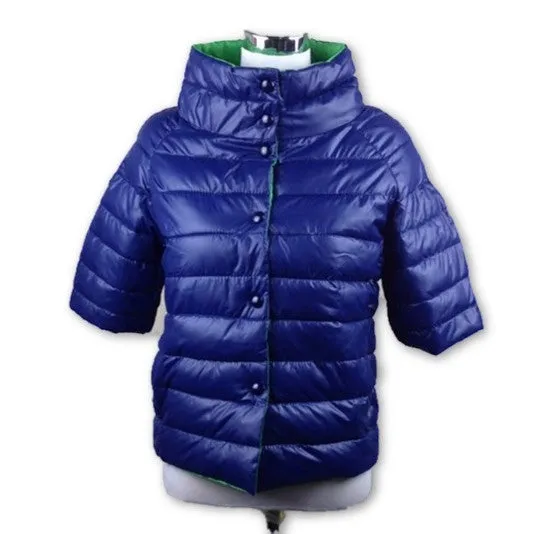 Spring Autumn Cotton Coat Women Winter Jacket Women Half Sleeve