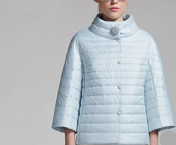 spring short jacket women fashion coat padded cotton jacket outwear High Quality Warm parka Women's Clothing
