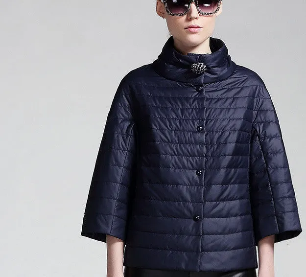 spring short jacket women fashion coat padded cotton jacket outwear High Quality Warm parka Women's Clothing